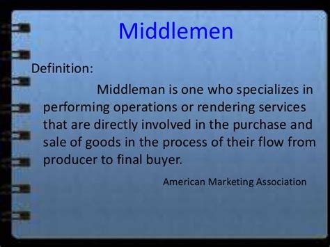 MIDDLEMAN Definition & Usage Examples .